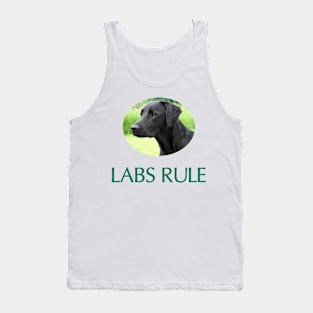 Black Labs Rule Tank Top